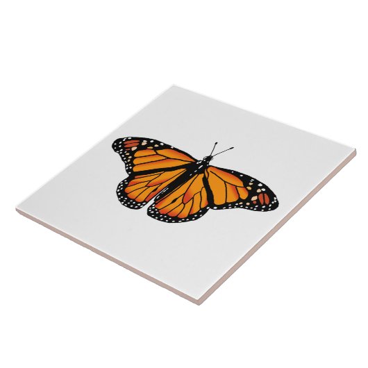 Carreau Papillon monarque (Côté)