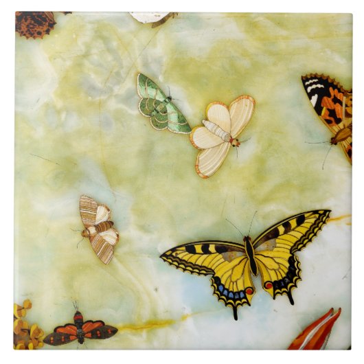 Carreau Papillon Pietra Dura (Devant)