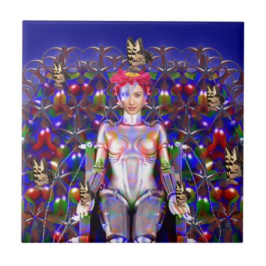 Carreau Papillon robot (Devant)