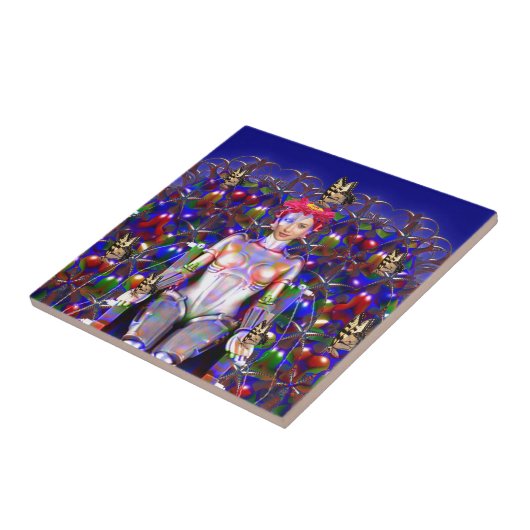 Carreau Papillon robot (Côté)