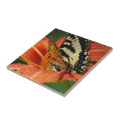 Carreau Papillon sur le lis (Côté)