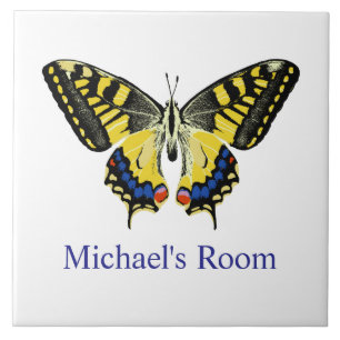 Carreau Papillon Swallowtail Tigre Chambre Enfants