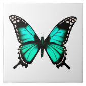 Carreau papillon vibrant de couleur (Devant)