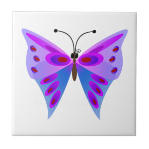 Carreau Papillon violet