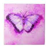 Carreau Papillon Violet (Devant)