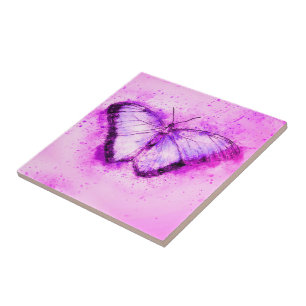Carreau Papillon Violet
