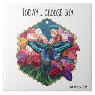 Carreau Papillon, w verset de James 1:2