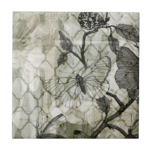 Carreau Papillons arabes II