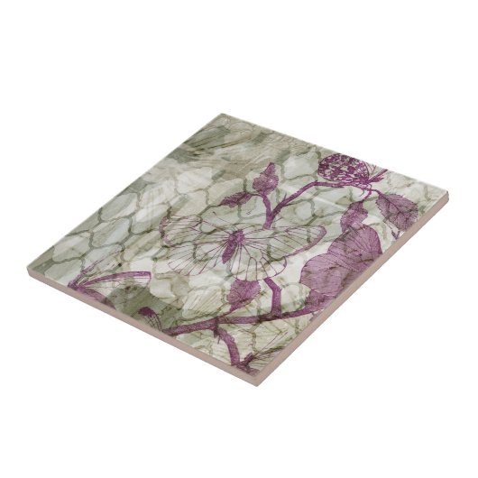 Carreau Papillons arabes IV (Côté)