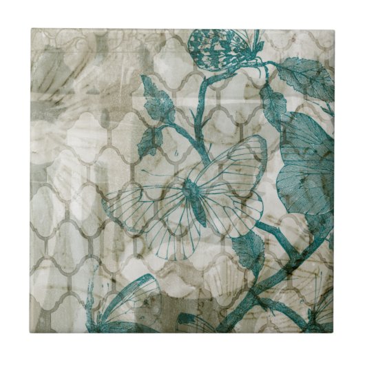 Carreau Papillons arabes VI (Devant)