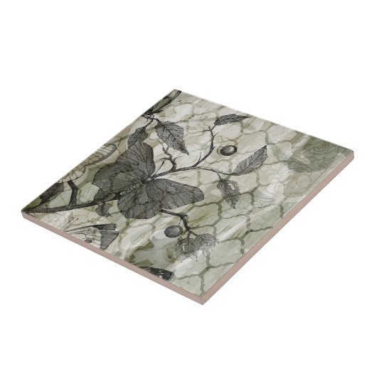 Carreau Papillons Arabesques I (Côté)