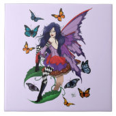 Carreau Papillons aux champignons poilus (Devant)