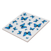 Carreau Papillons bleus (Côté)