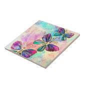 Carreau Papillons colorés Carrelage en céramique - Aquarel (Côté)