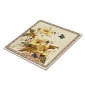 Carreau Papillons Malkin victorien Repro (Côté)