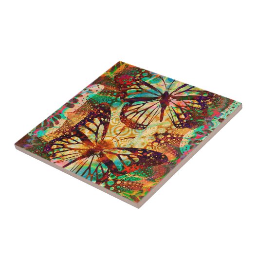 Carreau Papillons Monarque Tee (Côté)