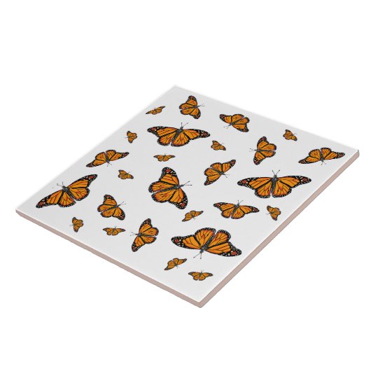 Carreau Papillons monarques (Côté)