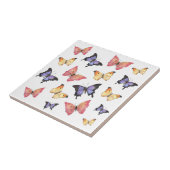 Carreau Papillons Rose Violet (Côté)