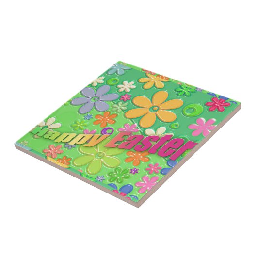 Carreau pâques heureux (Côté)