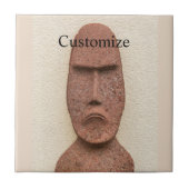 Carreau Pâques Île Moai Head Thunder Cove (Devant)