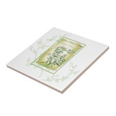 Carreau Paquet de graines d'aquarelle dentelle de la reine (Côté)