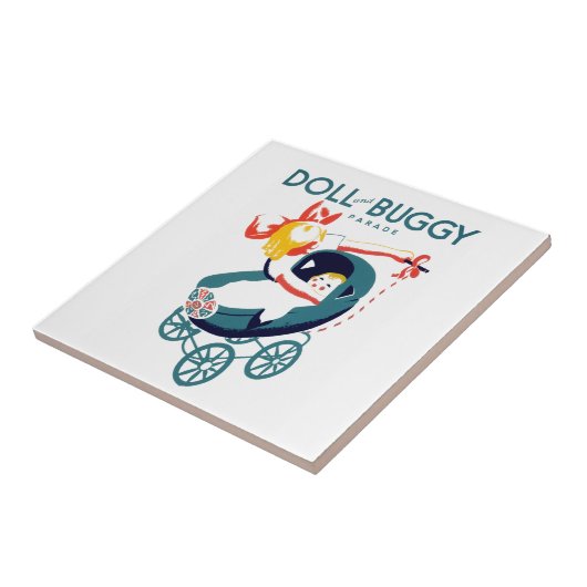 Carreau Parade poupée et buggy (Côté)