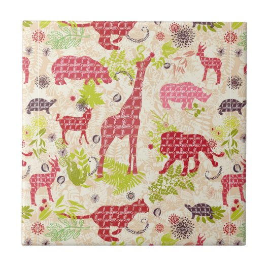 Carreau Paradis de jungle (Devant)