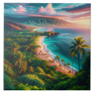 Carreau Paradis tropical de l'île de Maui
