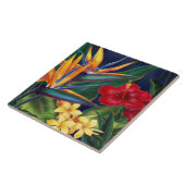 Carreau Paradis Tropical Hawaiian Floral Tiles & Trivets (Côté)