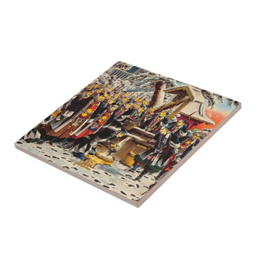 Carreau Parangon de peinture historique classique du Japon (Côté)