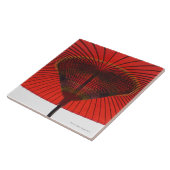 Carreau Parapluie rouge 2 (Côté)