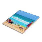 Carreau parapluies painterly de planches de surf de (Côté)