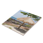 Carreau Parasol de paille, KOH Lanta, Krabi, Thaïlande (Côté)