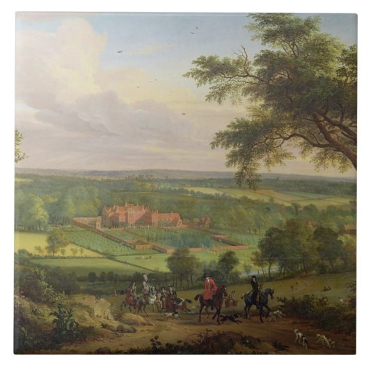 Carreau Parc de Bifrons, Patrixbourne, Kent, autrefois (Devant)