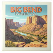 Carreau Parc national de vintage Big Bend (Devant)