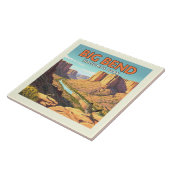 Carreau Parc national de vintage Big Bend (Côté)