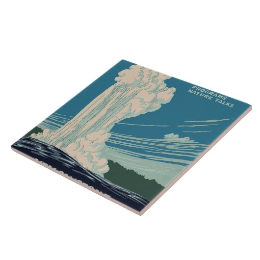 Carreau Parc national de Yellowstone (Côté)