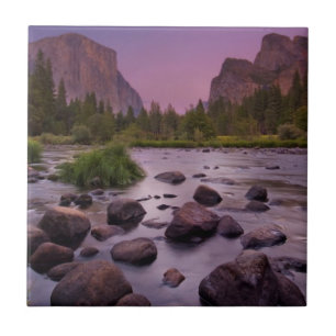 Carreau Parc national de Yosemite au crépuscule