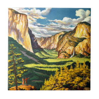 Carreau Parc national de Yosemite Californie Voyage Art