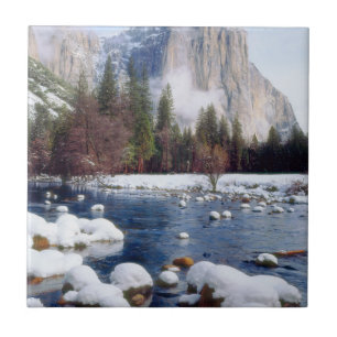 Carreau Parc national de Yosemite en hiver