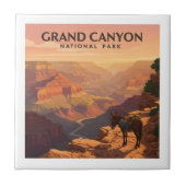 Carreau Parc national du Grand Canyon vintage (Devant)