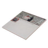 Carreau "Parfois IL m'arrive" (encre et la semaine sur le (Côté)