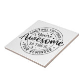 Carreau Parfois Vous Oubliez Votre Super (Côté)