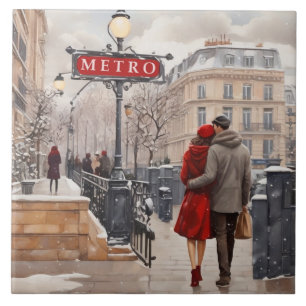 Carreau Paris Amour: Promenade hivernale romantique dans u