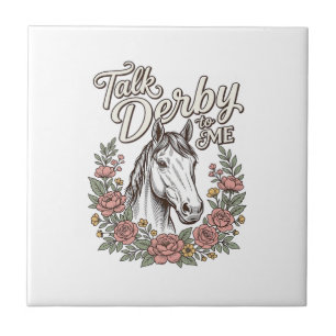 Carreau Parle Derby à Moi Fleur Cheval Vintage Chemise_1