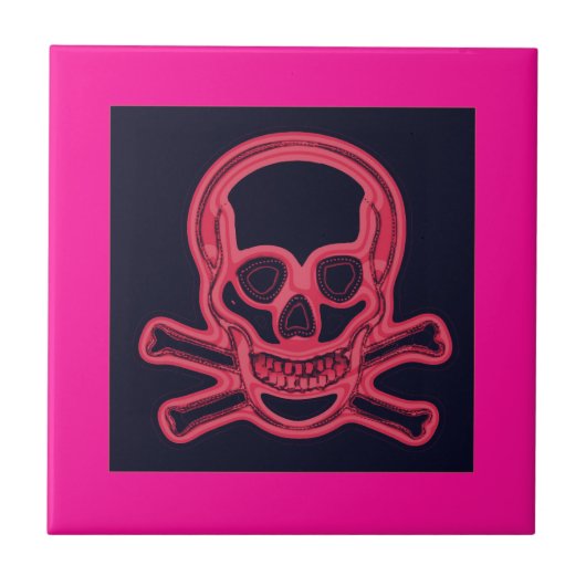 Carreau Parlez Comme Un Jour De Pirate, Rose (Devant)