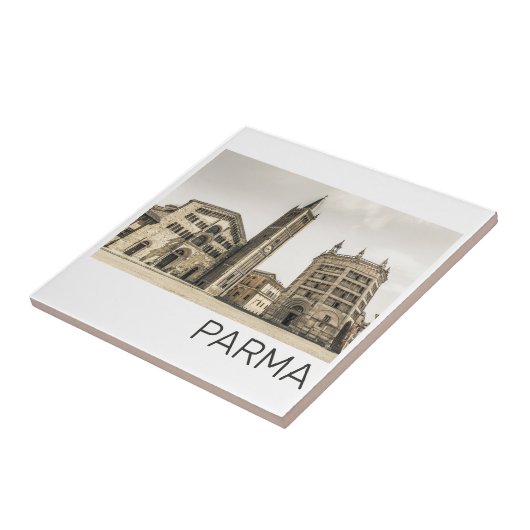 Carreau Parme Emilia Romagna Piazza del Duomo Italie (Côté)