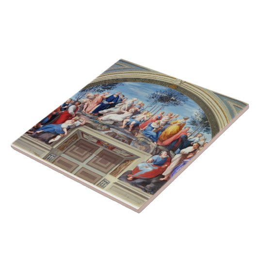 Carreau Parnassus et le Disputa, du della S de strophe (Côté)