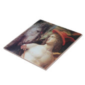 CARREAU PARNASSUS / MERCURE AVEC PEGASUS (Côté)