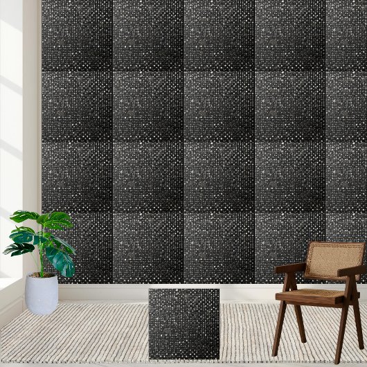 Carreau Parquet blanc noir foncé moderne